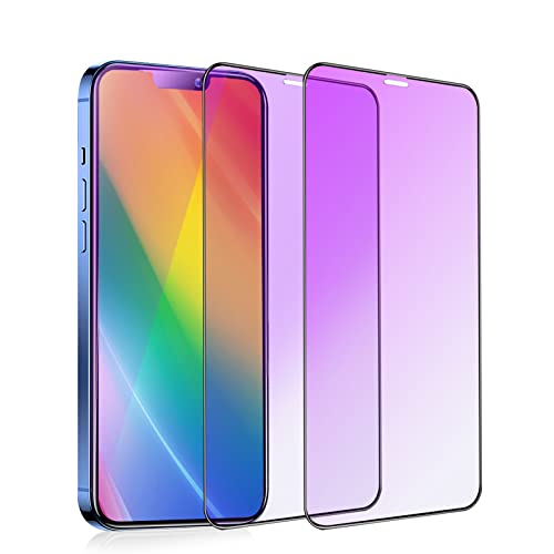 【ブルーライトカット】iPhone 12 Pro max ガラスフィルム ブルーライト アイフォン 12promax 保護フィルム いphone12Pro Max 強化ガラス 液晶保護フィルム 2枚セット/指紋が付きにくい/目に優しい/気泡ゼロ/6.7インチ