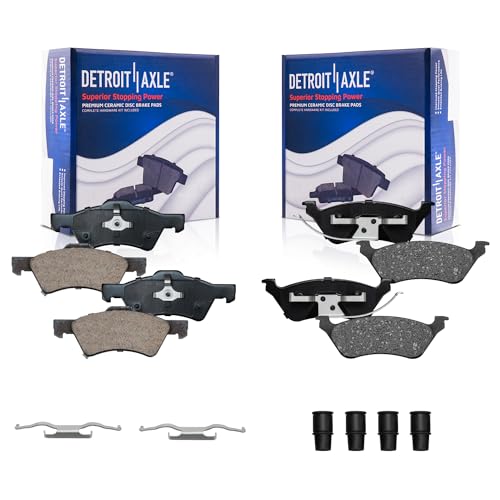 Detroit Axle - Brake Pads for 2001-2007 Dodge Grand Caravan