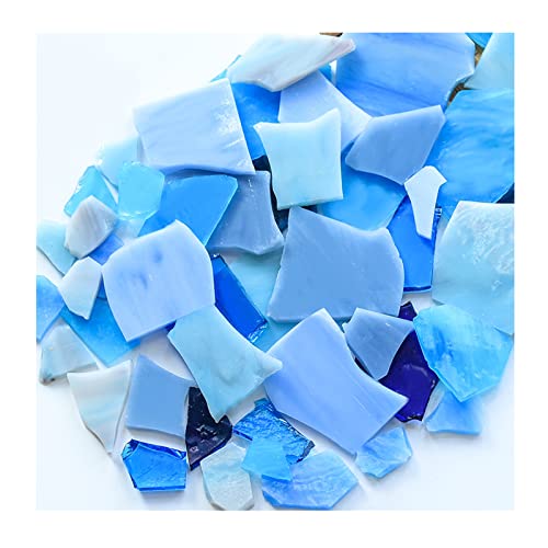 Iridescent Glass Mosaic Tiles for Crafts