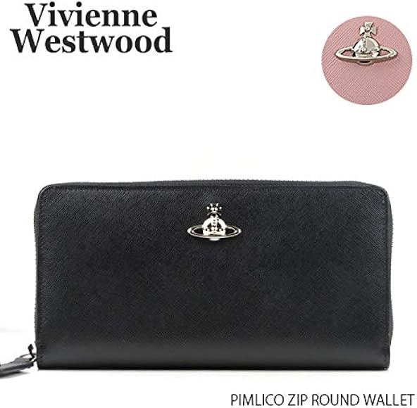 Amazon | [ヴィヴィアンウエストウッド] PIMLICO ZIP ROUND WALLET 長 