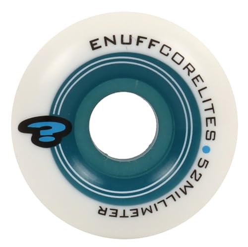 Enuff Corelites 52mm White/Blue Skateboard Wheels
