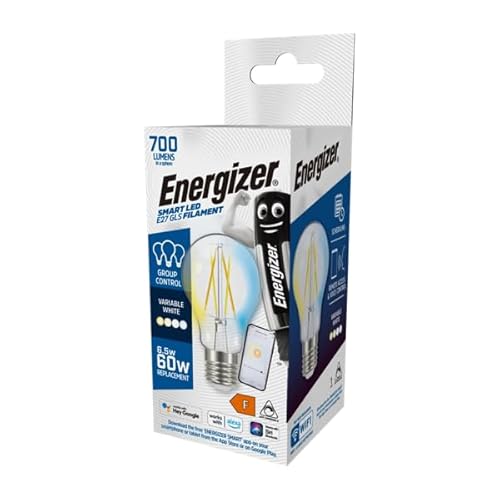 S18477 Energizer Smart E27 ( ES) GLS Filament - 6.5W - 806lm