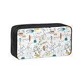 Format voyage compact : Cette trousse mesure 22 x 11 x 4,5 cm et est légère et compacte, idéale pour ranger vos petits objets du quotidien à l'école, au bureau, en voyage ou pour vos produits de maquillage. Légère et mignonne, elle peut contenir vos stylos, fournitures artistiques, petits objets du quotidien et bien plus encore.