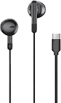 MAS CARNEY USB C Headphones Wired TH8,in Ear Type C Earphones with Mic,USBC Earbuds Compatible with Samsung Galaxy S25 S24 A55 A53,Apple iPhone 15 16 17 iPad, Xiaomi,Google Pixel,Huawei Honor,Oppo