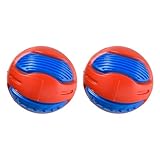 1ABOVE 2 Juguetes chirriantes para Perros | Pelota de Goma Flotante Duradera para Perros | Juguetes para Perros Que limpian los Dientes, Juguetes masticables para Cachorros | Juguete Compatible con