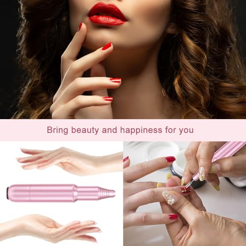FOLAI Elektrische Nagelfräser, Maniküre Pediküre Set Nagelfeile Elektrisch, Profi Nagelfräser für Gelnägel, Acryl Gelnägel, Kallus Entfernen,Nagelhaut Shellac Nagel, Geschenke für Frauen, Mama
