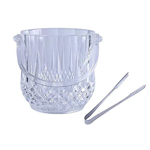 Acryl Transparenter Eiskübel Tragbarer Griff Champagner-Eimer Cover