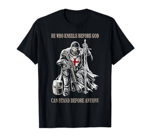 Vintage He Who Kneels Before God Can Stand Before Anyone