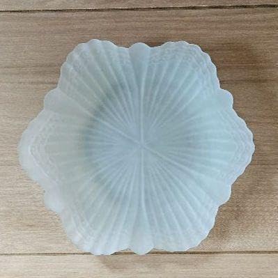 新品◇5枚セット◇たち吉 リッチフィールド ◇手作りフロストガラス皿 新品◇5枚セット◇たち吉 リッチフィールド ◇手作りフロストガラス皿