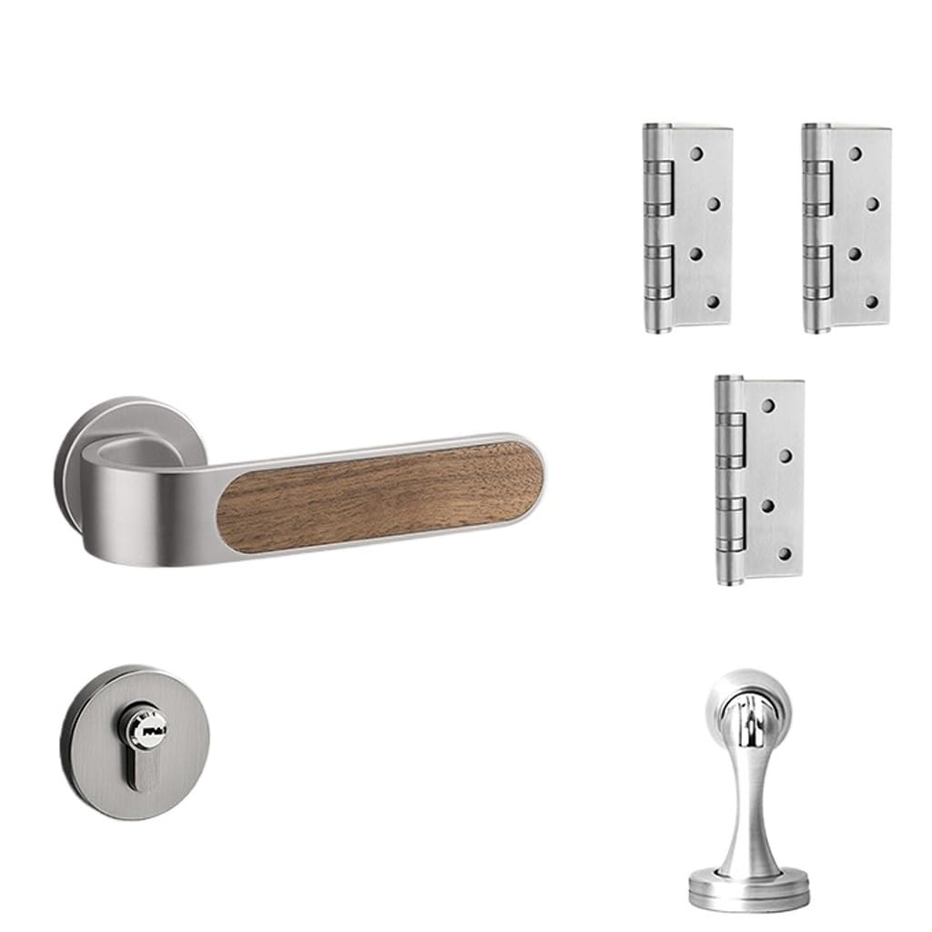 Serrure de porte magnétique silencieuse dorée sans claquement pour la nuit
