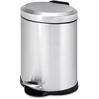 Honey-Can-Do TRS-01448 5-Liter Oval Stainless Steel Step Can only