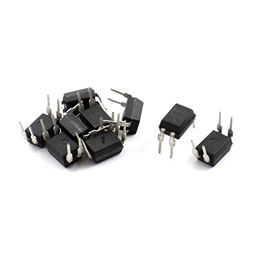 uxcell a12080300ux0453 2.54mm Pitch 4 Pins DIP Mounting Photo Coupler PC817 Pack of