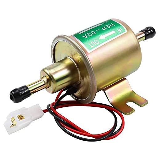 Litensh Bomba de combustible eléctrica universal, servicio pesado Gas diésel 12v benzinpumpe kraftstoffpumpe diesel dieselpumpe diesel pumpe 12 volt para gasolina y diésel HEP-02A (Oro)