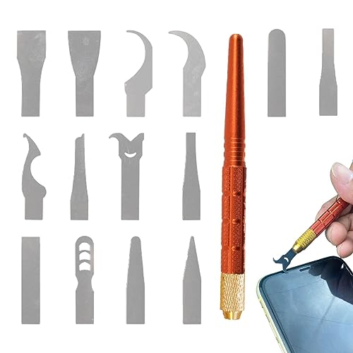 JINGAN Raschietto per Colla per Legno - Strumento Raschietto per Riparazione per pellicole telefoniche,Strumento di Riparazione per Saldatura della Scheda Madre per Tablet, PC, opere d'Arte Fai-da-Te
