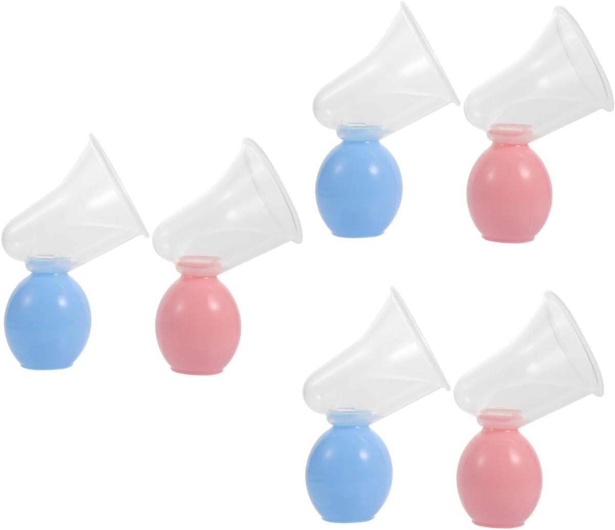 Abaodam 6sets Pump Manual Breast Pump for Breastfeeding Easy to Use Compact Design for Mom