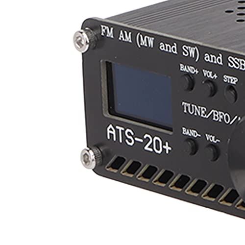ATS 20+ Plus Radio Receiver, FM AM LW SW SSB Full Band Radio Receiver, Tragbarer Handradio-Recorder mit Lautsprecher und Antenne, für Globalen FM-Rundfunkempfang