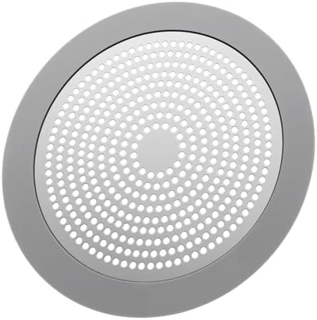 Flat Shower Drain Hair Catcher Stainless Steel Shower Drain Cover...