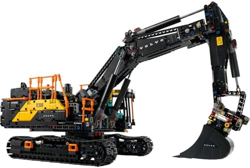 LEGO Technic Volvo EC500 Hybrid Ekskavatör 42215 – Yetişkinler için Motorlu ve Fonksiyonel İnşaat Aracı Yapım Seti, Koleksiyonluk ve Gerçekçi Tasarımlı Yaratıcı Hediye Fikri (2359 Parça) - Görsel 2