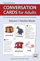 Conversation Cards for Adults, Familiar Words - Reminiscence Activity for Alzheimer's / Dementia / Memory Loss Patients and Caregivers 0996046100 Book Cover