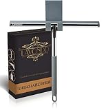 Lavondo - Duschabzieher Set - Mit Haken - aus Edelstahl und Silikon