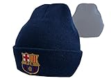 fc barcelona tickets Hochwertig. Barcelona F.C. Offizielle Fußball-Strickmütze, Motiv: Wappen des FC Barcelona, ideal als Geschenk für Fußballfans, Herren, blau, One Size (adult / youth)