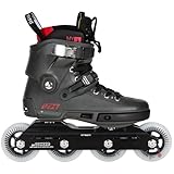 Powerslide Next Charcoal 90 - Fortschrittliche urbane Freeride-Inline-Skates für die Stadt