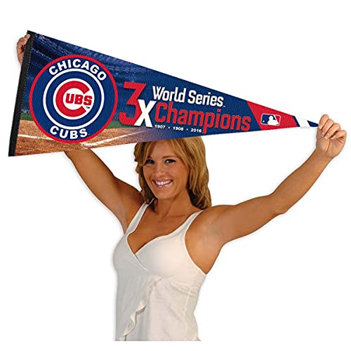 Drapeau Chicago Baseball WinCraft en feutre premium de collection - 5