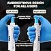 4E's USA Lab 20-200μL Pipette: Single-Channel Adjustable Micropipette with Color-Coded Top (Blue), 4 Digit Display, Universal Tip Cone, High Accuracy, ISO 8655 Calibrated & Lower Portion Autoclavable