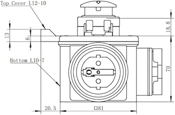 INTERRUTTORE-SPINA COMBINAZIONE DKLD DZ08-2 230V Con Sportello Di Emergenza - Stessa Costruzione:KOA2 EUR 32,99 - IT - Foto 3