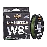 Seaknight W8 II 8 Strands Braided Lines 150M/300M/500M Smooth PE Braid Multifilament Carp Fishing Lines Saltwater for Sea Fishing 15-100LB
