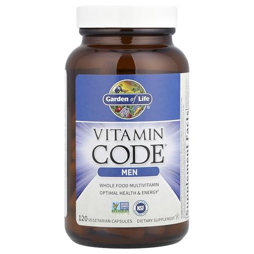 Garden of Life Vitamin Code Whole Food Multivitamin for Men - 120 Capsules, Vitamins for Men, Fruit & Veggie Blend and Probiotics for Energy, Heart, Prostate Health, Vegetarian Mens Multivitamins - Image 5