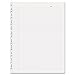 Blueline AFR11050R MiracleBind Ruled Paper Refill Sheets 11 x 9-1/16 White 50 Sheets/Pack