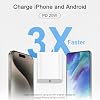 Cargador USB C Rápido 10FT para iPhone 17 16 15, Paquete de 3, Compatible con Samsung 4