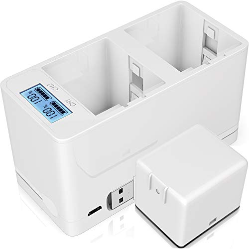 TOMSHEIR Battery for Arlo Pro Pro2 (1-Pack) and Charger Rechargeable Batteries Dual Quick Battery Charger Station for Arlo Pro, Arlo Pro 2, (VMA4400) Camera