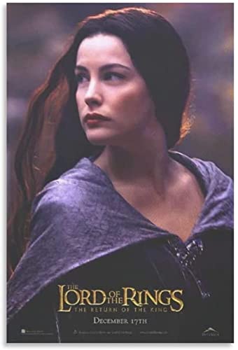 Poster décoratif sur toile Le Seigneur des Anneaux Le Retour du Roi - Décoration murale pour salon, chambre à coucher - 30 x 45 cm Cover