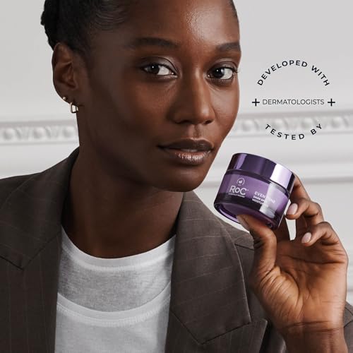 RoC Niacinamide Even Tone + Lift Anti Aging Night Cream, Face Moisturizer - image 9