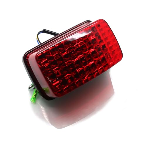 Image of MZS ATV Tail Light LED Brake Taillight for 5KM-84710-01-00 5KM-8472C-10-00 | fits Big Bear Bruin Grizzly Kodiak Rhino Viking Wolverine, Waterproof Dustproof Running Brake Lamp Stop Light