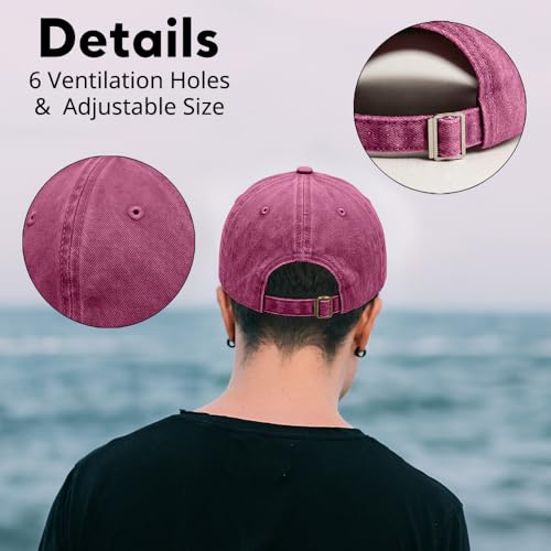 Image of Humor Saying Adjustable Washed Cotton Baseball Cap, Funny Retro Trucker Hat Gift for Men Women Dad Husband Coworker