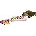 QBLEEV Bird Intelligence Training Toy,Parrot Puzzle Building Blocks Toy,Tabletop Treats Education Toys, Bird Plastic Cage Playpen Toys for Parakeet Cockatiel Conure Budgie
