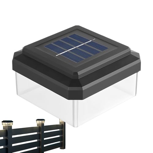 Generico Luci per terrazza - Apparecchio di illuminazione per recinzione | Lampada LED impermeabile | Illuminazione decorativa della luce del percorso delgiardino esterno per il bacinodel patio delca