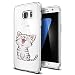 Produktbild Conie® Handyhülle Rück Schale für Samsung Galaxy S7, Ultra Slim TPU Hülle aus Silikon mit Bilder Motiv, Kanten Display Kamera Schutz, Motiv Katze Design