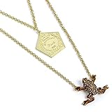 Vergolde Sterling Silber Halskette mit sehr detaillierten Design und Swarovski-Kristallen