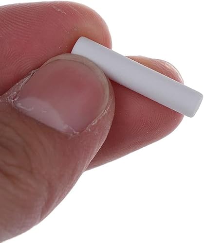 Wpppan Nachfüllbare Radiergummis, 5 x 25 mm, für Schule/Büro, zum Entfernen von Bleistiftmarkierungen, Weiß, 50 Stück