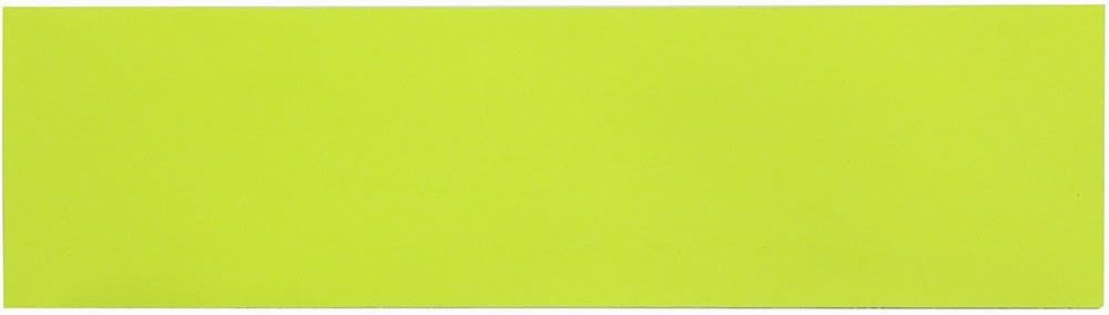 Jessup Jessup Griptape® Colors Skateboard Sheet, 9 x 33", Neon Yellow (Pack of 20)