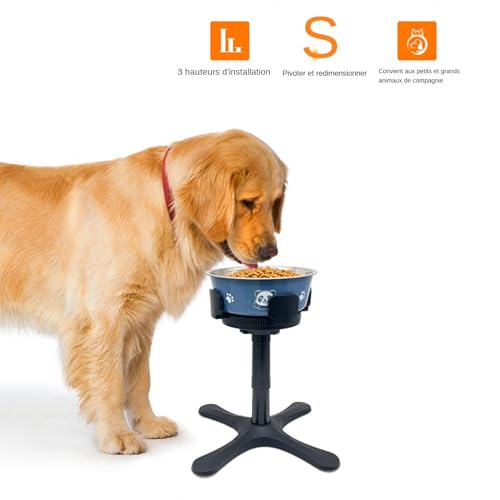Dog Bowl Stand verstellbar, Einzeldog Feeding Bowl Stand, verst rkte Dog Bowl Stand, Dog Bowl Stand, Dog Bowl Stand für große Hunde, Dog Bowl Stand für mittelgroße Hunde-5