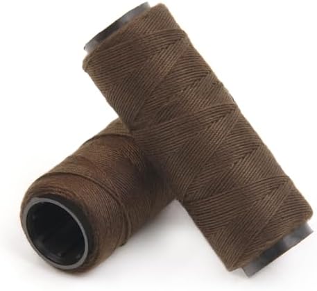 Vlasy 1 Pc Hair Extension Weave Thread Hair Salon Weaving Thread Hair Weave for Hair Extension Sewing Thread and Wig Making Needle 4# Brown