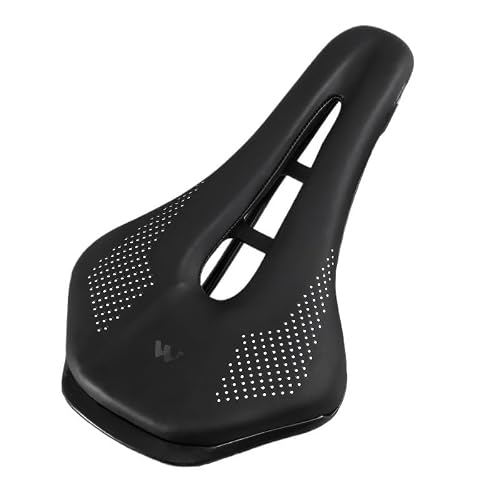 VFdthR Bike Seat Bicycle Saddle MTB Road Bike Saddles Mountain Shockproof Seat Cushion Cycling Accessories(Black)