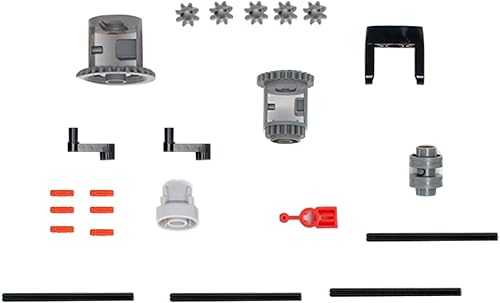 Miniatura 9 de Kit de bomba hidráulica de 22 piezas para piezas técnicas compatibles con piezas técnicas convencionales, kit hidráulico técnico de engranajes y