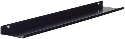 Miniatura 4 de Repisa flotante, estante para fotos, repisa artística, muy duradera y fabricada en los Estados Unidos (negro, 18 pulgadas)