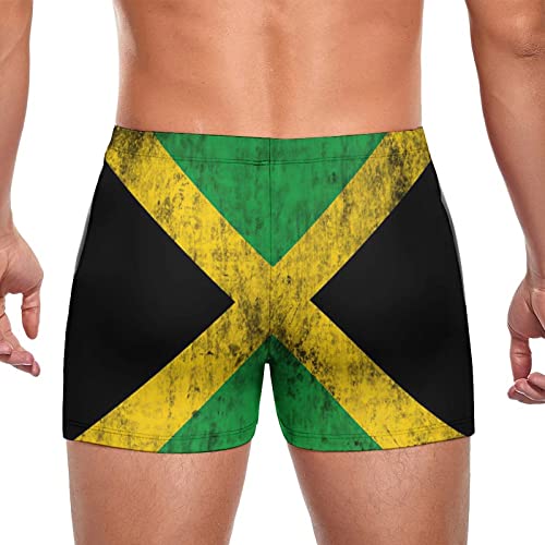 TAIZIYEAH Men's Swimwear Pants Jamaica Flag Swimming Trunks Board Shorts Swimsuits Party XL3